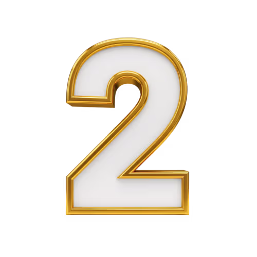 elegant gold white number 2 elegant gold white number 2 - site web de FADILA CHEBILI